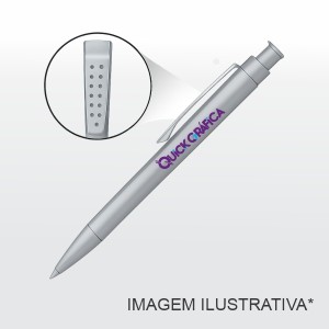 Caneta Personalizada - Elegance Canetas esferográficas - Plástico Arte - 50x6mm UV - 5x0 - Colorido   