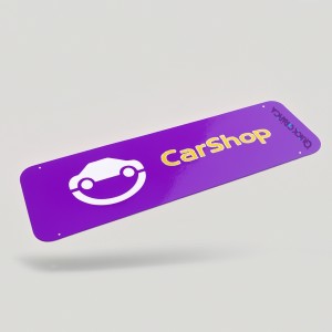 Cobre Placa - Carro PVC 0,50mm 13,5x41cm 4x0 - Colorido Frente / Verso sem impressão  Corte especial com 4 furos. 
