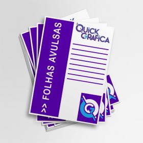 Folhas Avulsas - Papel kraft Papel kraft 135g. A4 - 21x29,7cm 4x0 - Colorido Frente / Verso branco Sem verniz Borda Branca 