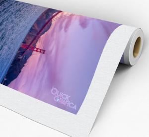 Tecido em Canvas Sem Acabamento Tecido Canvas  Impressão com Qualidade Fotográfica  Somente impressão - Sem Acabamento Borda Branca