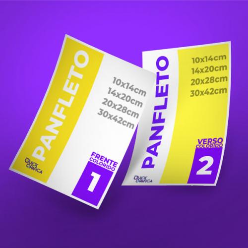 Panfletos, Flyers e Folhetos 10x20cm
